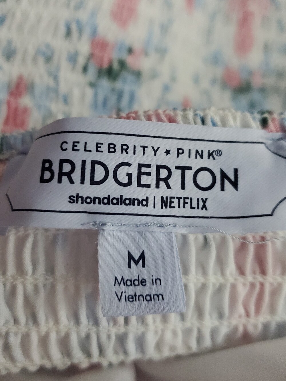 Bridgerton Celebrity Pink Lady Whistledown Puff Sleeve Mini Dress - Picture 8 of 11